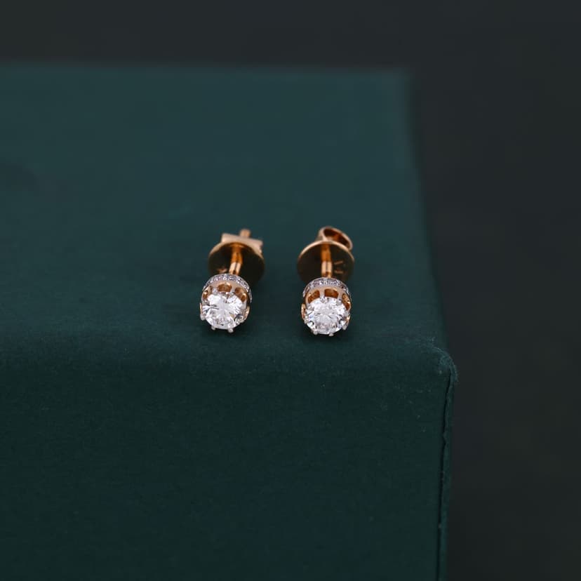Lorentique Real Diamond Earrings 14KT
