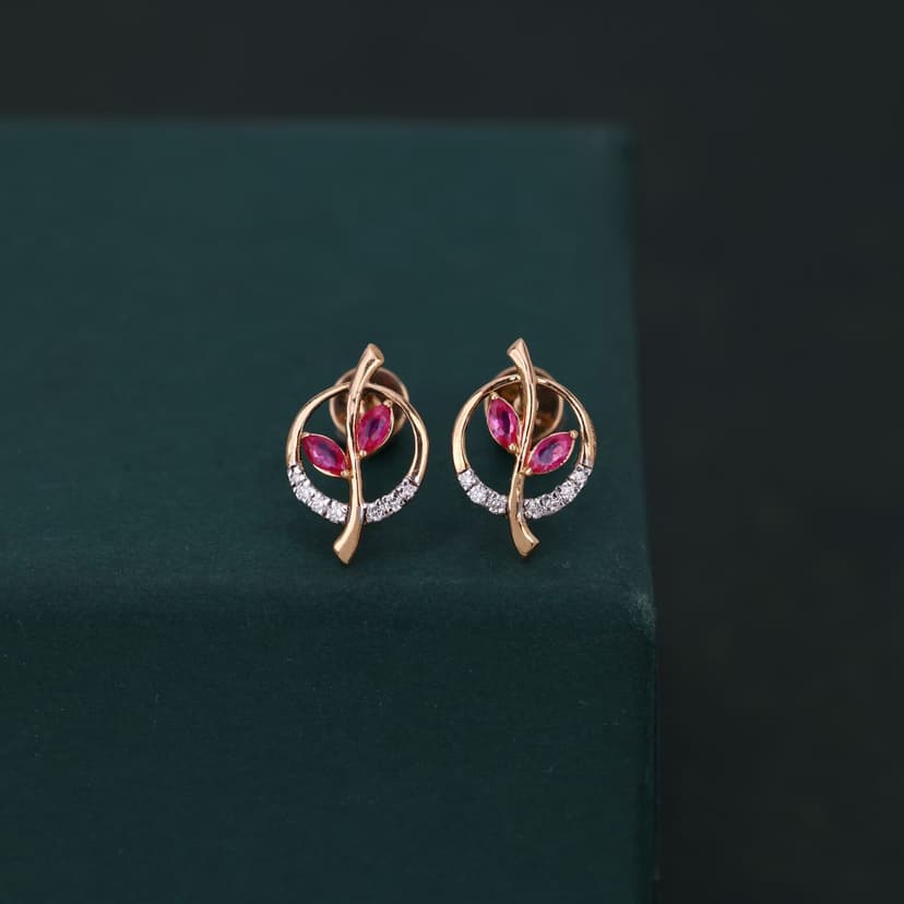 Florezina Real Diamond Earrings 14KT