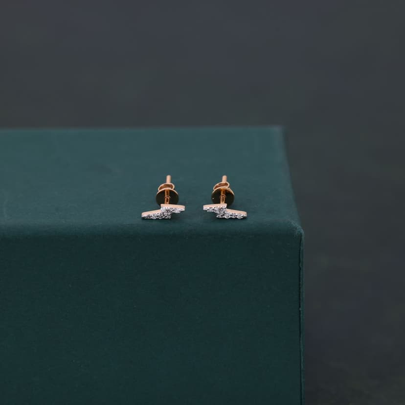 Voltressa Real Diamond Earrings 14KT
