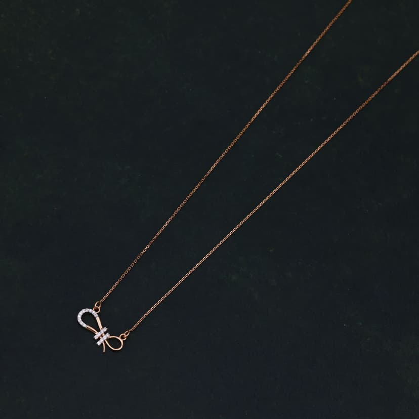 Nœvelle Real Diamond Chain Pendant 14KT