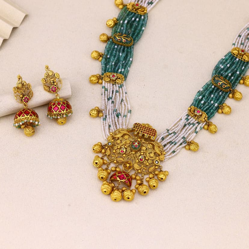 Mayurvasini Heritage Necklace 22KT