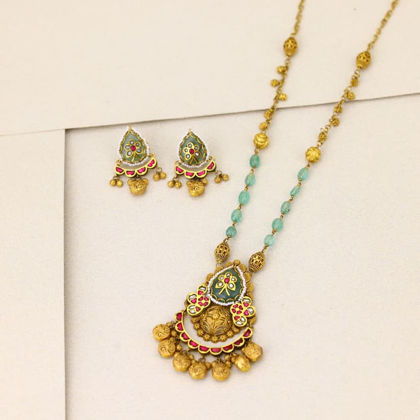 Hariparna Heritage Necklace 22KT