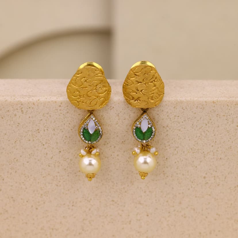 Harinika Antique Earrings 22KT