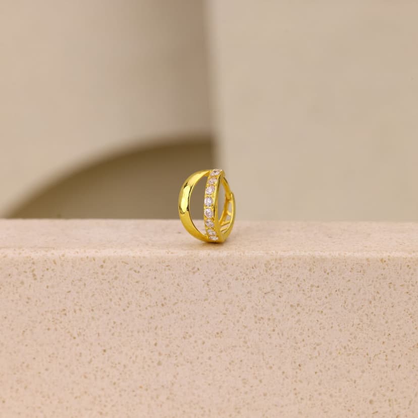 Soléva Hoop Bali 18KT