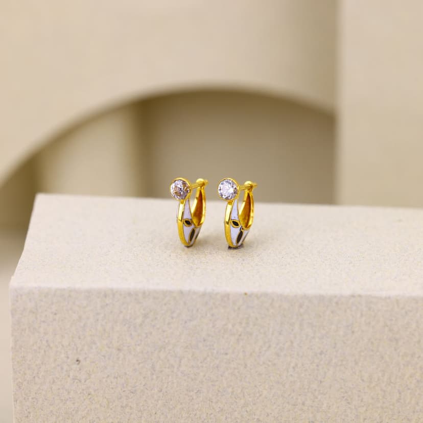 Novelette Enamel Bali 18KT
