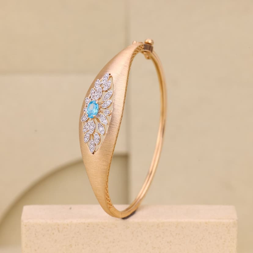 Virezia Floral Radiance Kada 18KT