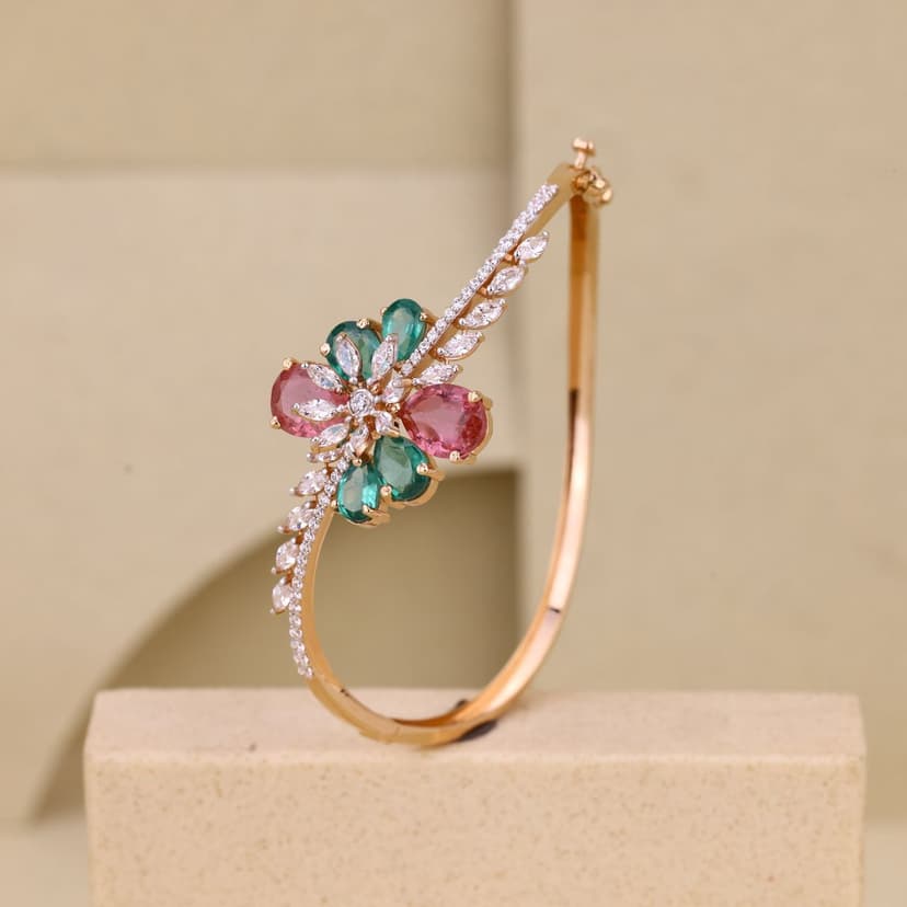 Florenze Vine Blossom Kada 18KT