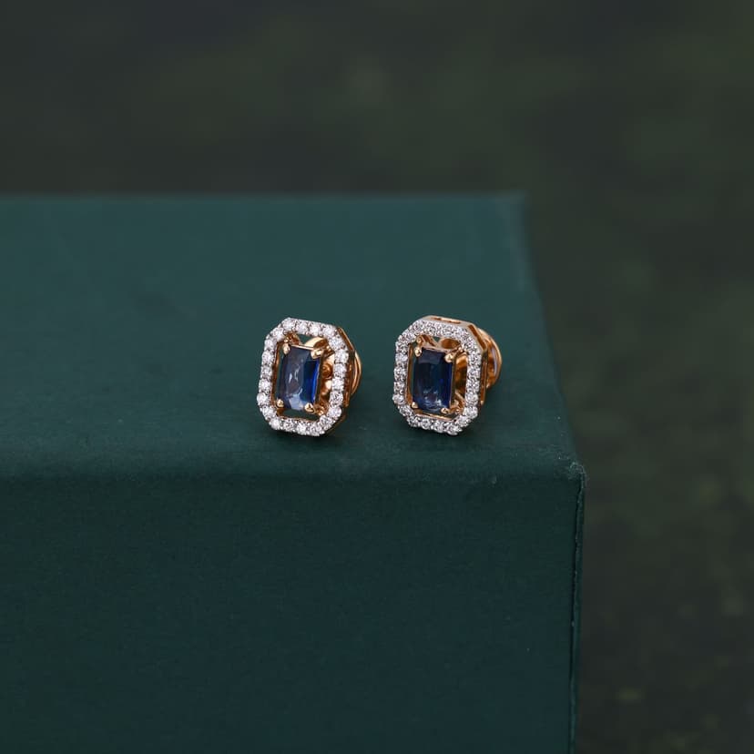 Seranique Real Diamond Earrings 14KT