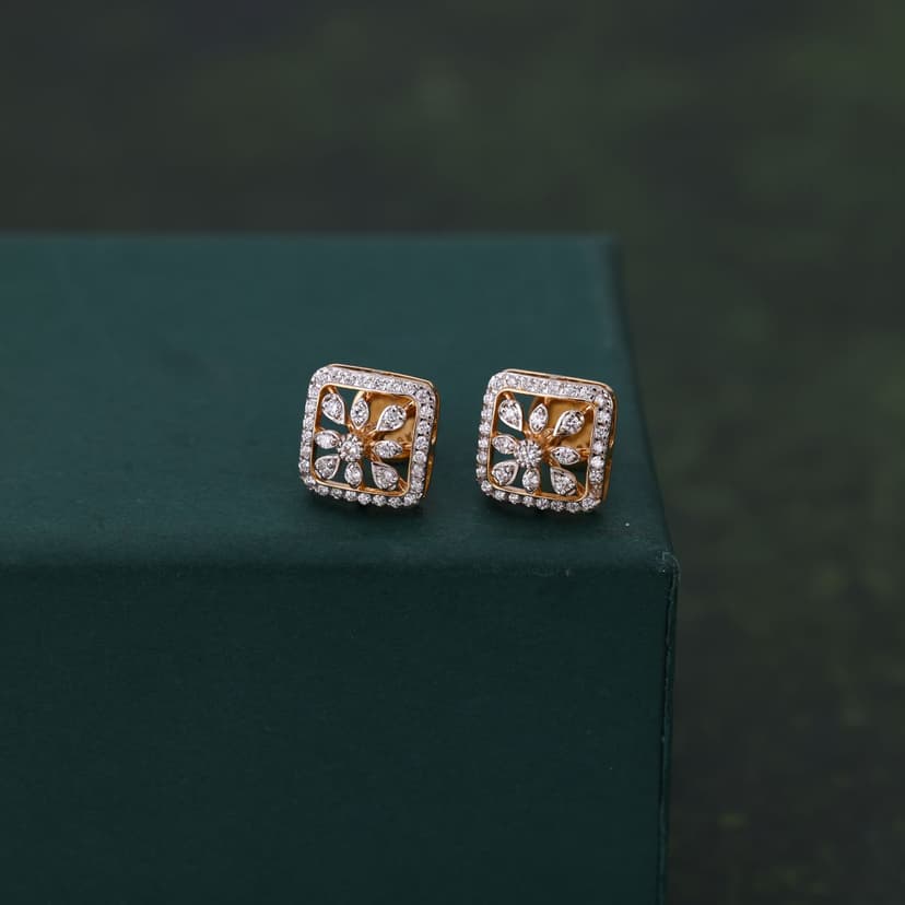 Arvessia Real Diamond Earrings 18KT