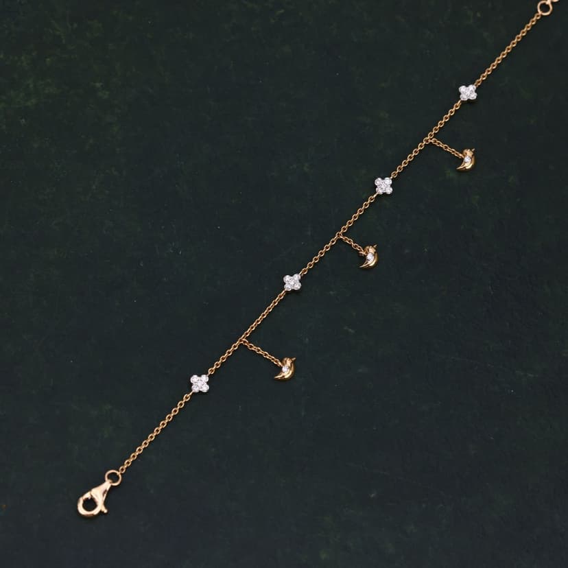 Nyrelune Real Diamond Bracelet 14KT
