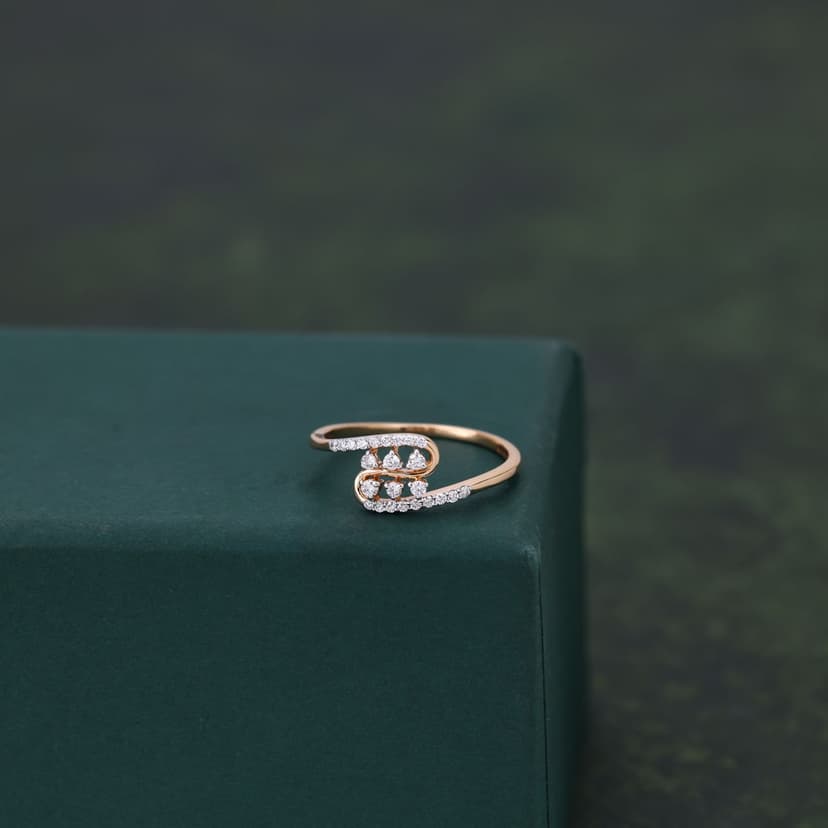 Orvella Real Diamond Ring 14KT