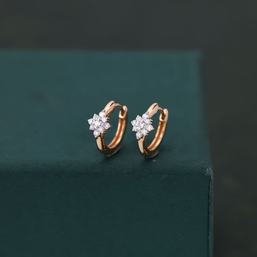 Elowenne Real Diamond Earrings 14KT