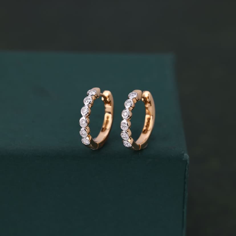 Lorvyn Real Diamond Earrings 14KT