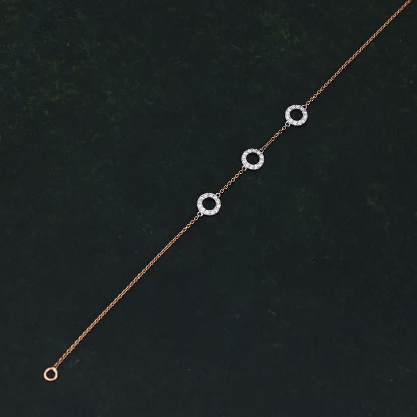 Orlune Real Diamond Bracelet 14KT