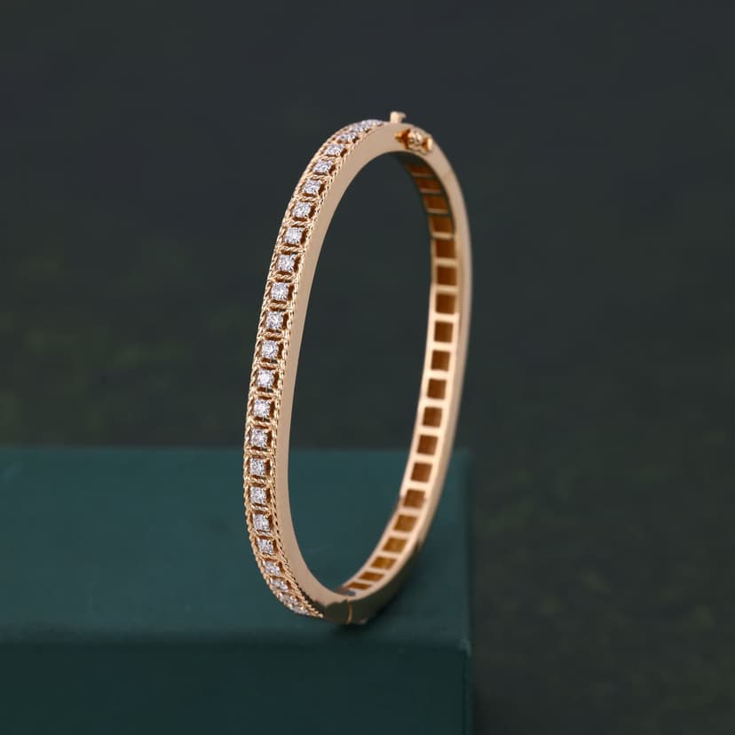 Elvarique Real Diamond Kada 14KT