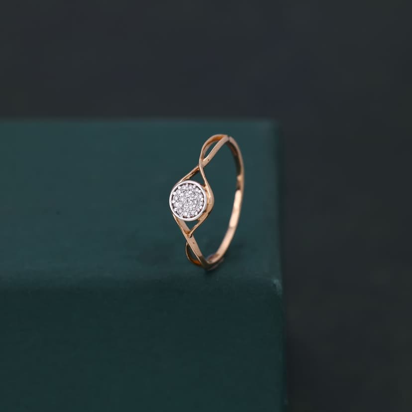 Nuvellia Real Diamond Ring 14KT