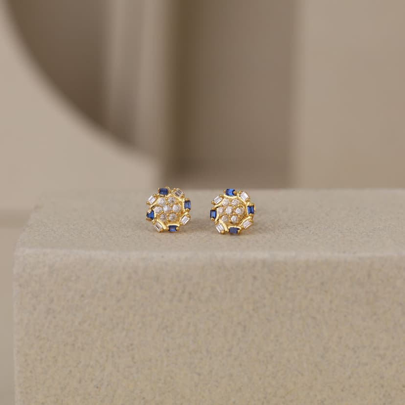 Sapphirenne Earrings 18KT