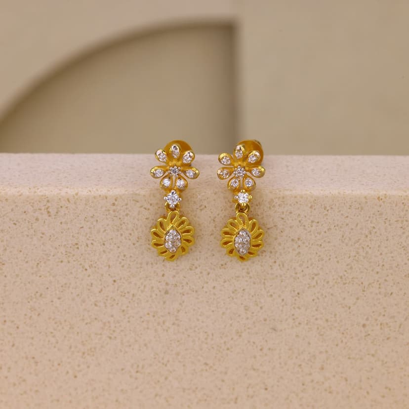 Bloomara Earrings 22KT