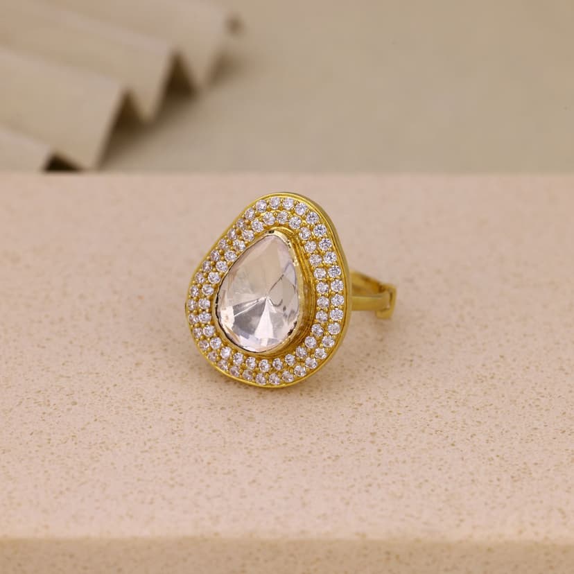 Sylverique Halo Ring 18KT