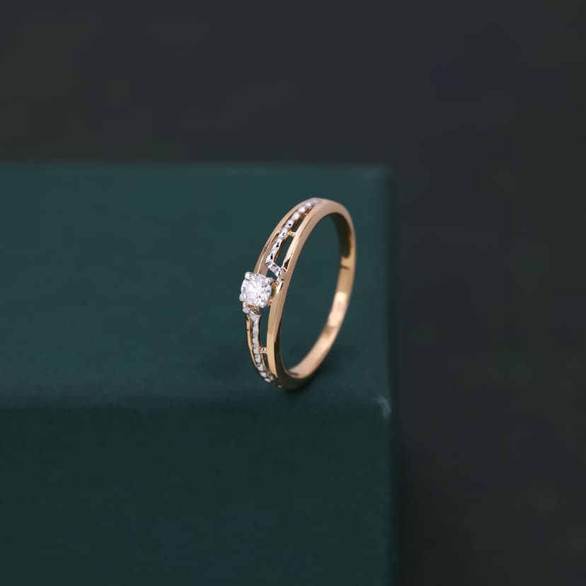 Lunavex Real Diamond Ring 14KT