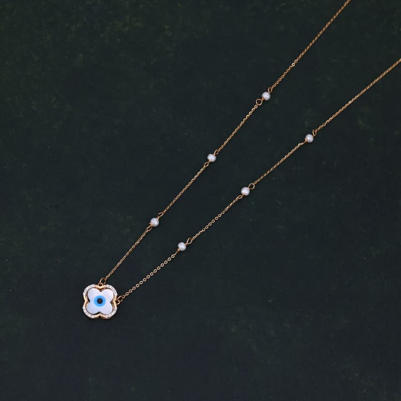 Elarova Real Diamond Chain With Pendant 14KT