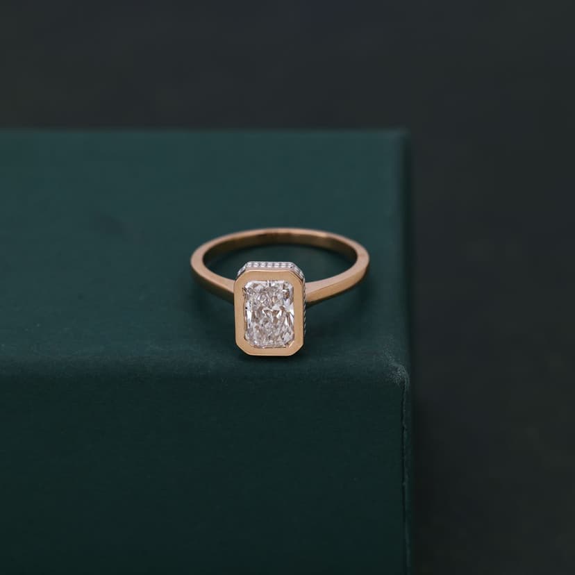 Cavellion Lab Diamond Ring 14KT