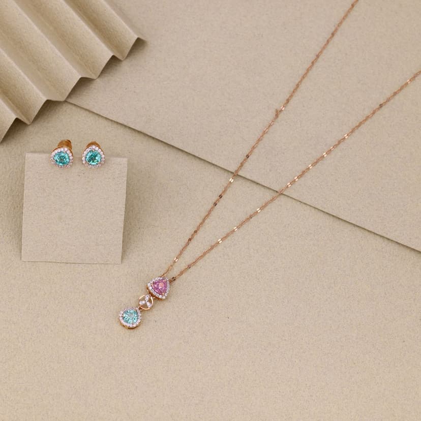 Zelvessa Cascade Chain Set 18KT