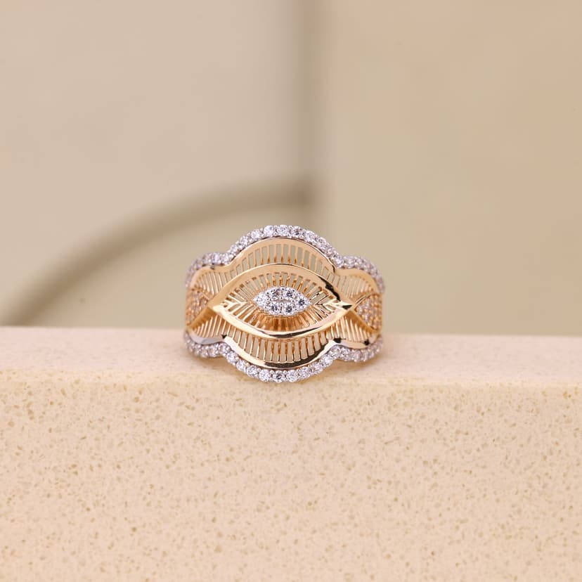 Norelline Iris Veil Ring 18KT