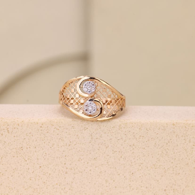 Orzavelle Double Crest Ring 18KT