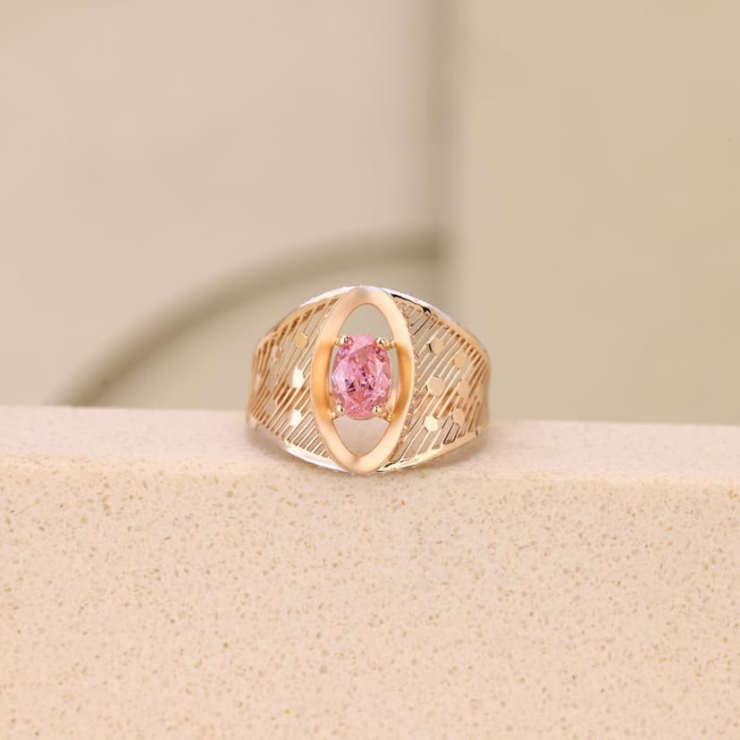 Velzavelle Blush Radiance Ring 18KT