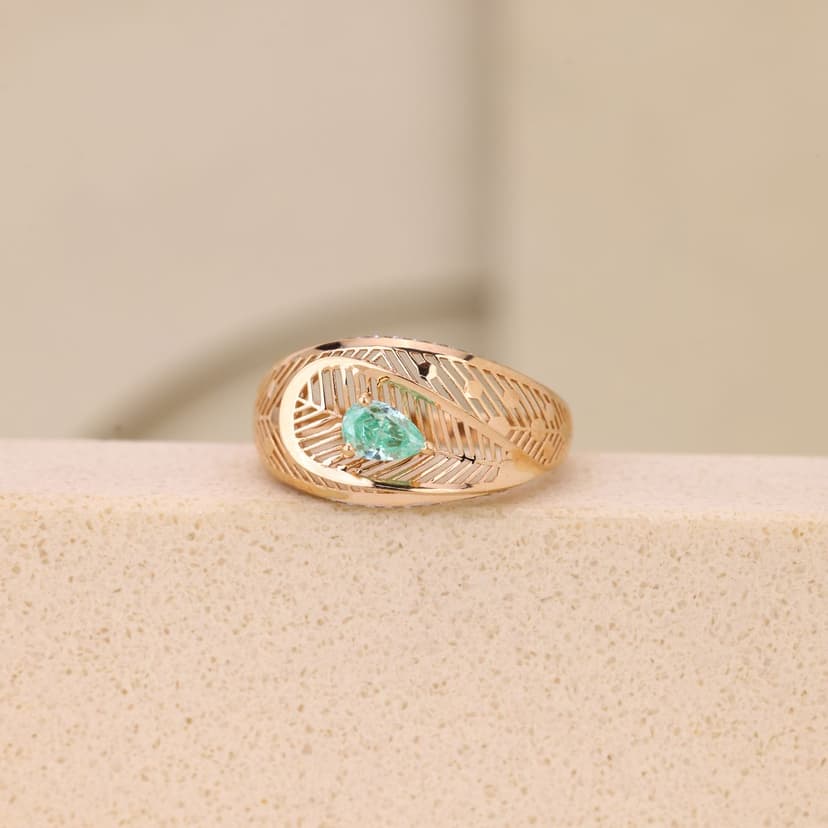 Nyzavessa Verdeleaf Ring 18KT
