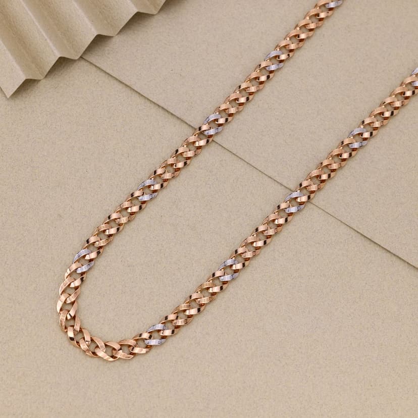 Cirezora Cuban Weave Chain 18KT