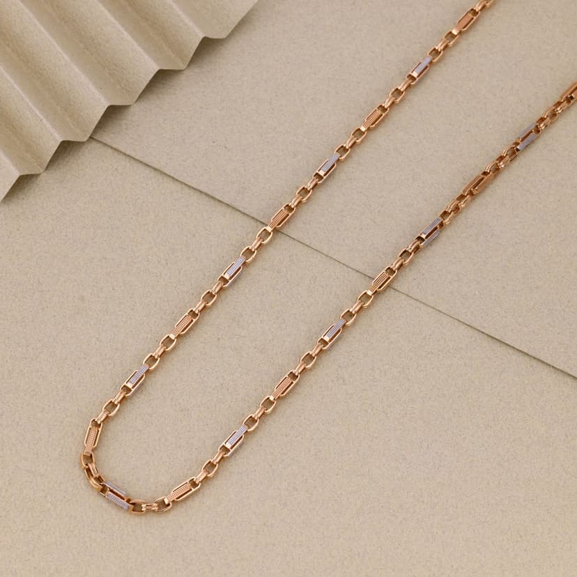 Nyzavora Panel Link Chain 18KT