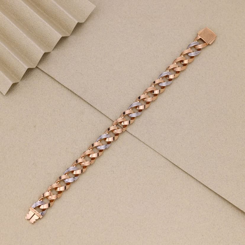 Azelvessa Cuban Accent Bracelet 18KT