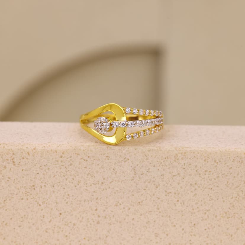 Mavrelune Triple Arc Ring 22KT