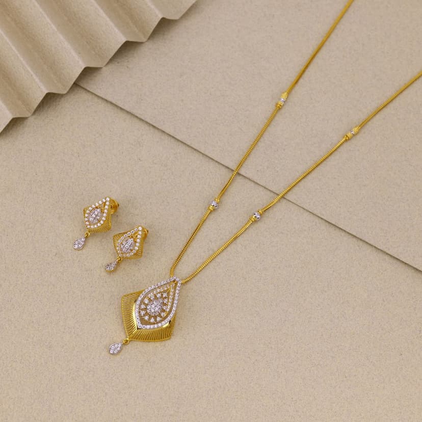 Averzienne Latticeveil Chain Set 22KT