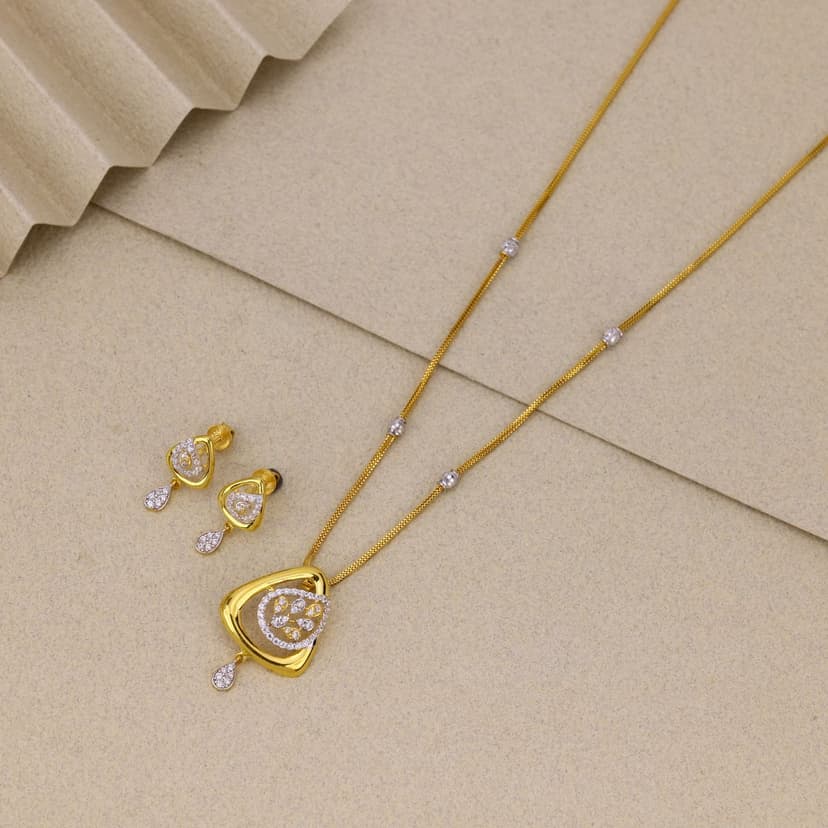 Oryzelle Trihalo Chain Set 22KT