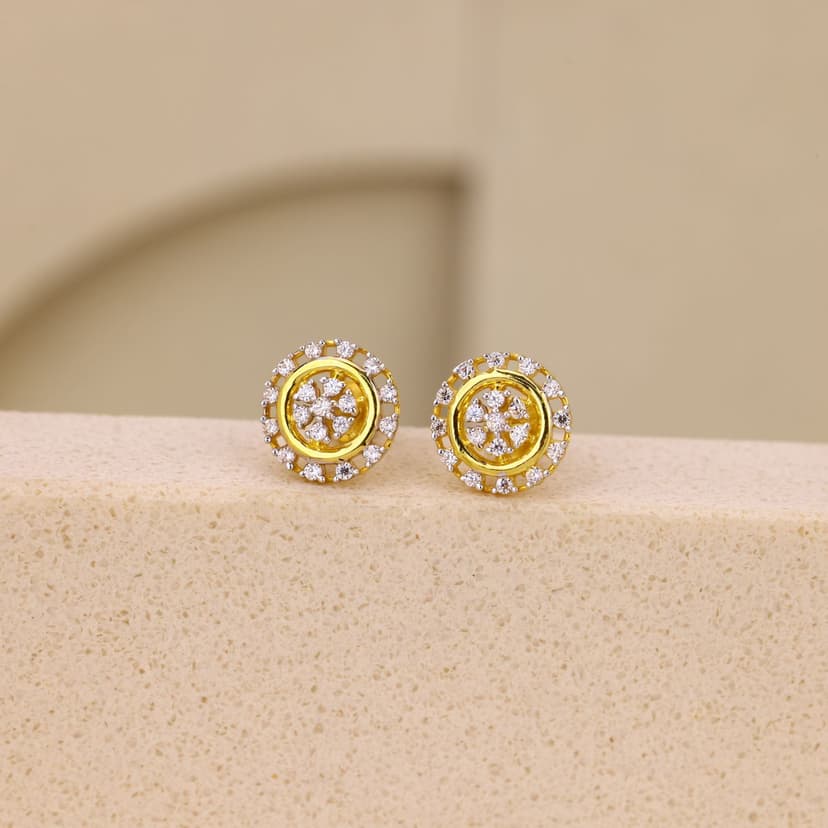 Mavzorelle Petalhalo Earrings 22KT
