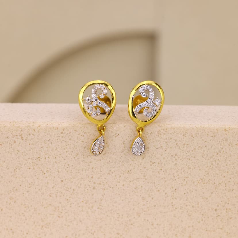 Zorevessa Spiralglow Earrings 22KT