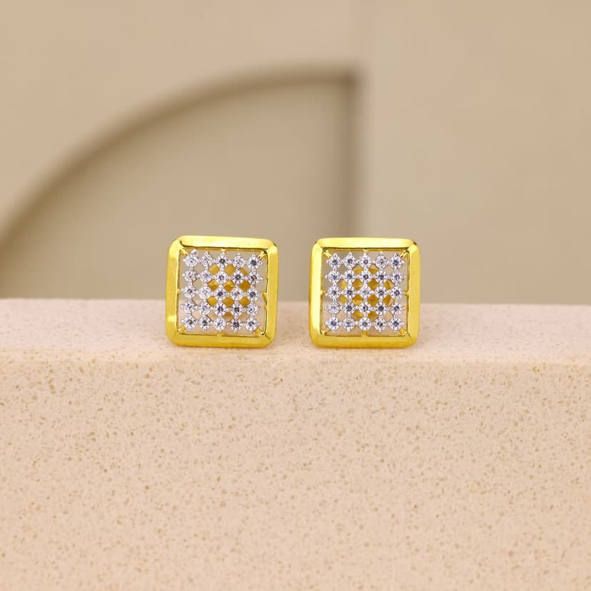 Zavellisse Gridora Earrings 22KT