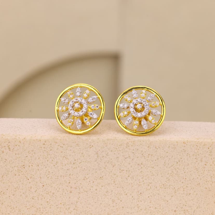 Mavellora Floradawn Earrings 22KT