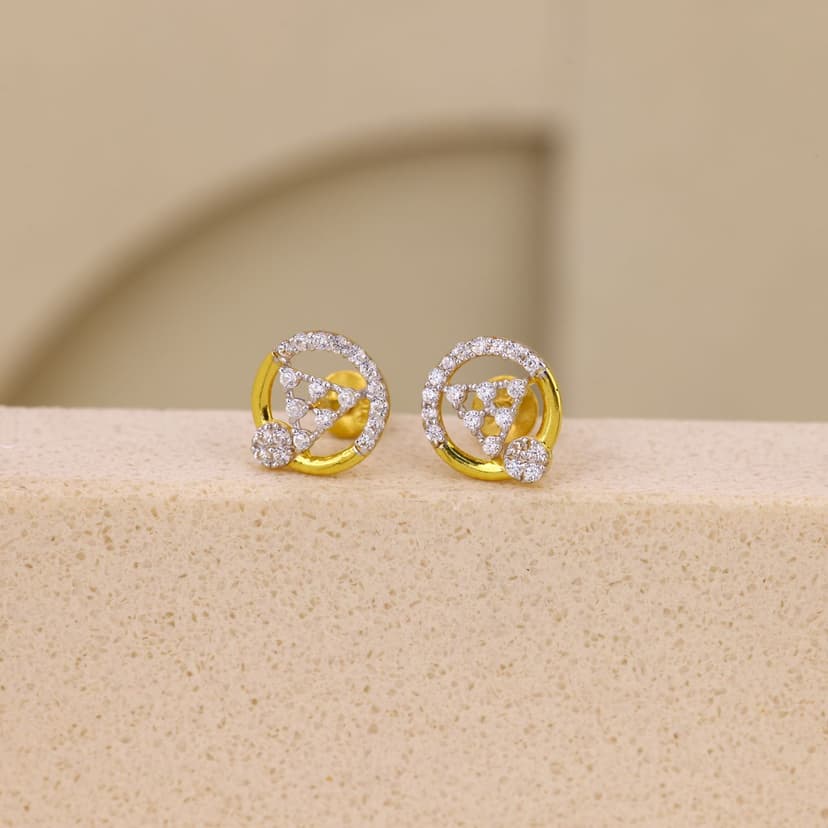 Cirevessa Curvearc Earrings 22KT