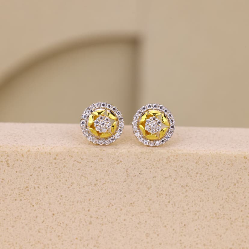 Zorevienne Geomuse Earrings 22KT
