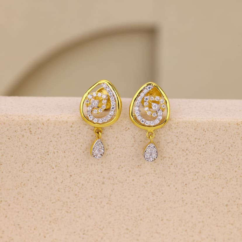 Virellisse Swirlveil Earrings 22KT