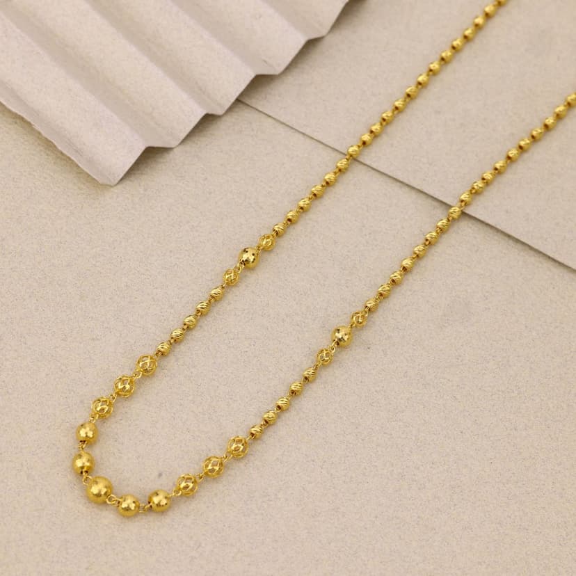 Calzoria Beadelle Chain 22KT