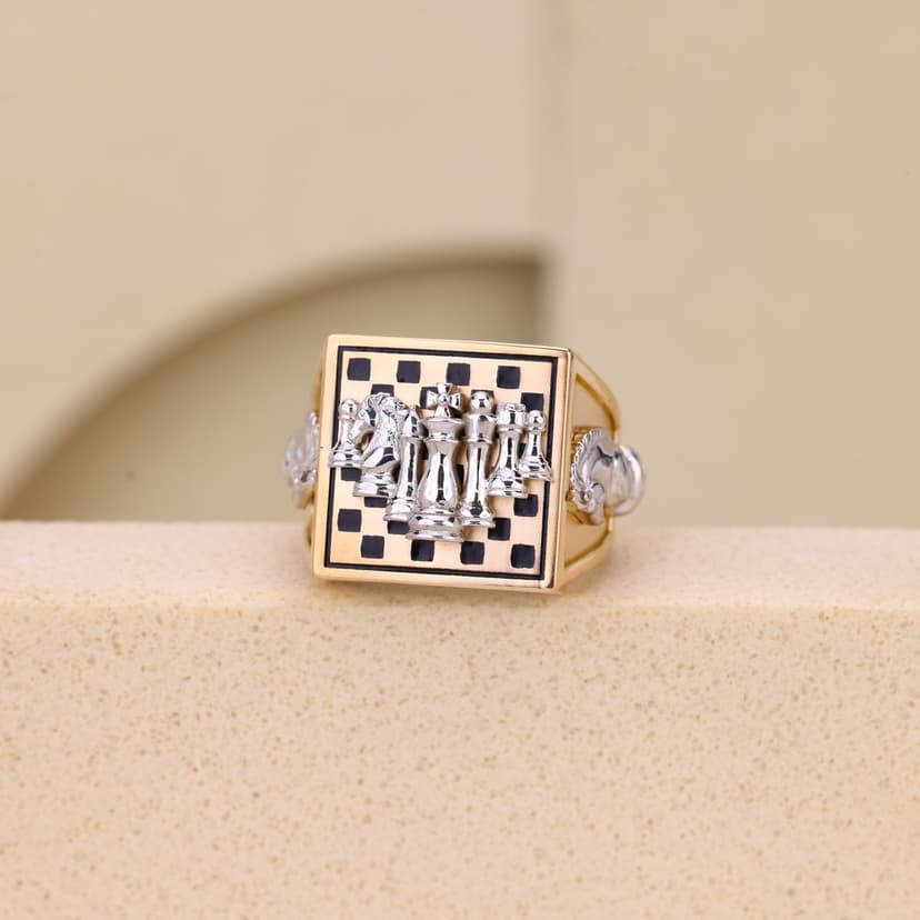 Mirevian Royalcheck Ring 18KT