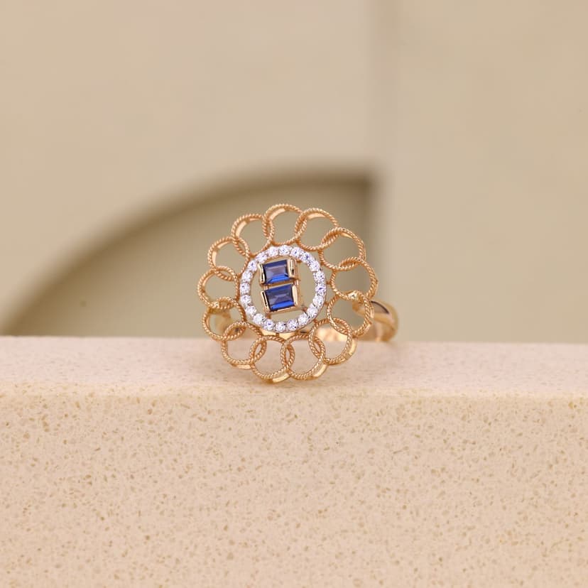 Zelvarisse Bloomarc Ring 18KT