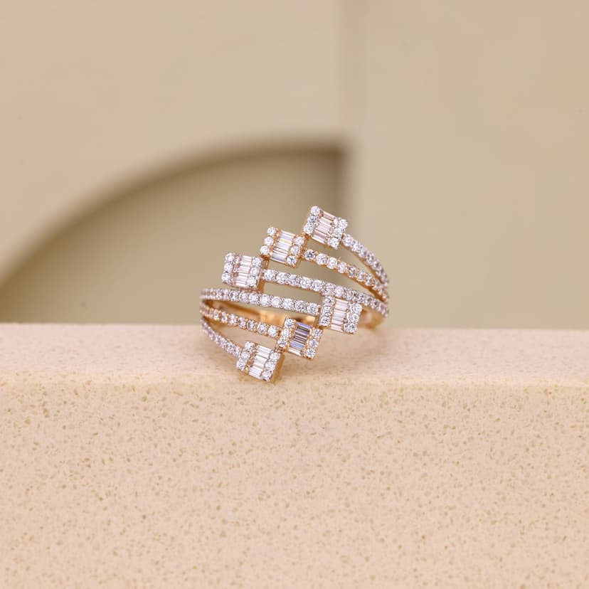 Zelpharion Curvique Ring 18KT