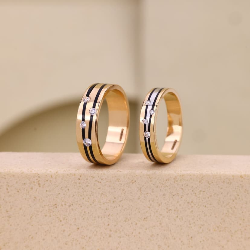 Noirévo Couple Rings 18KT