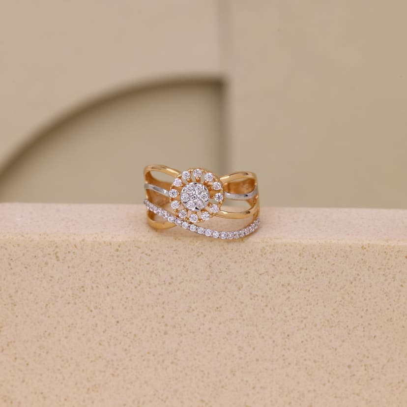 Éclorielle Halo Ring 18KT